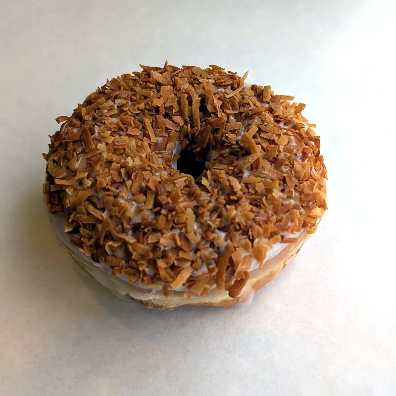 Toasted Coconut donut
